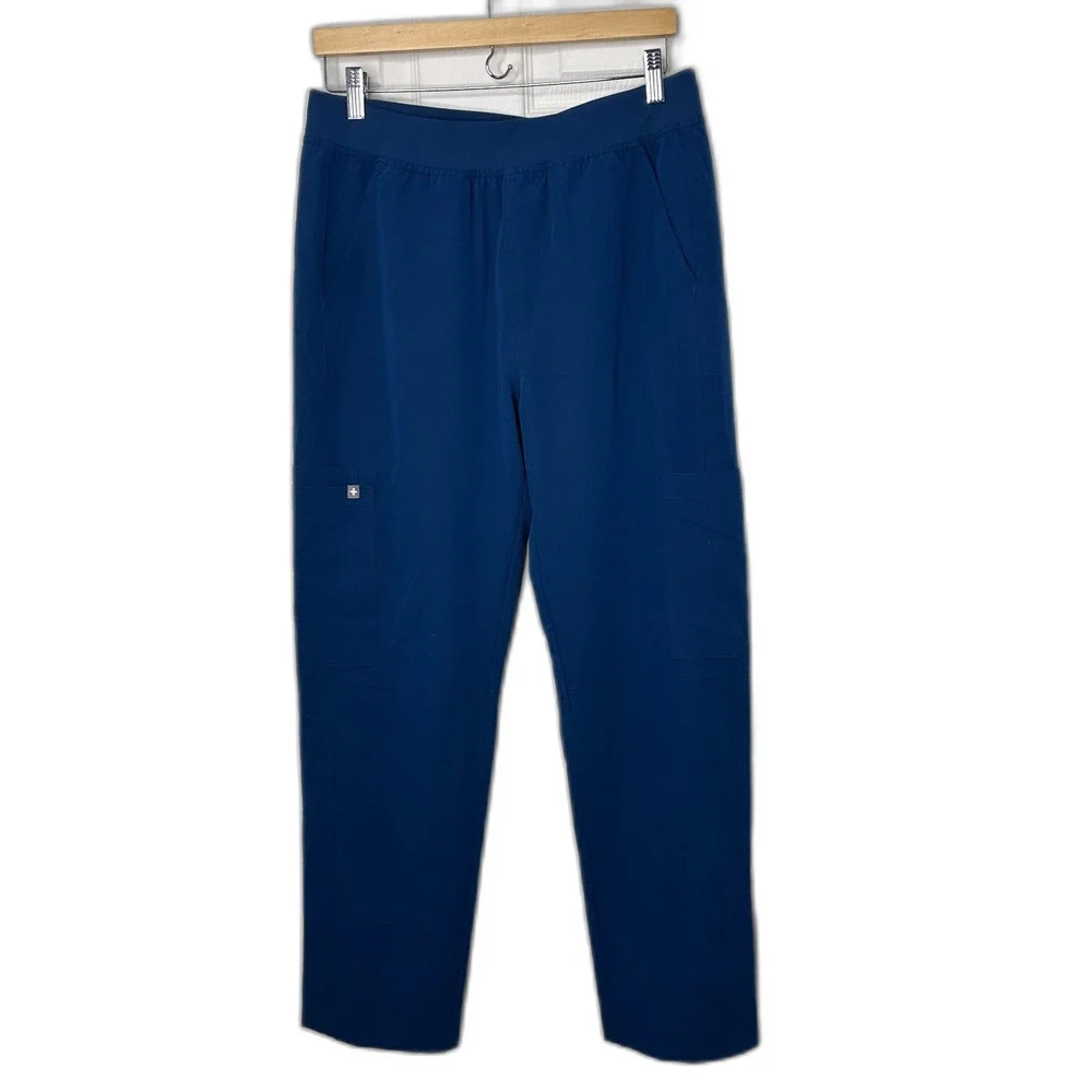 Figs Scrubs Men Deep Reef Blue Pants size Medium Cairo Cargo Scrub Pants